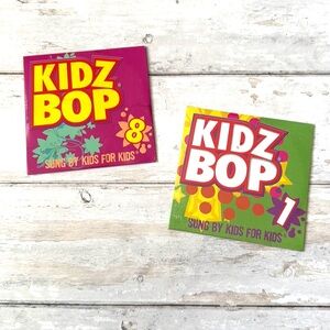 Kidz Bop Children’s Pop Music Kid Safe Clean Lyrics CDs Set of 2
